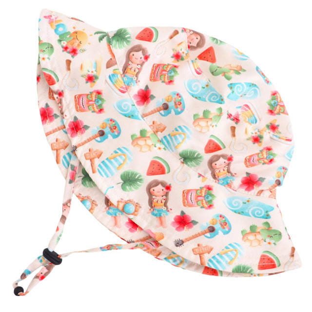 Baby & Kids Sun Hat - Aloha - HoneyBug 