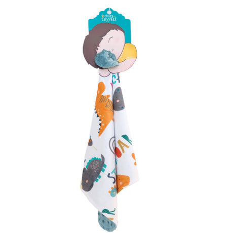 Mini Minky - Dinoland Blue - HoneyBug 