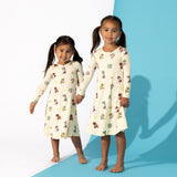 PAW Patrol: Classic Bamboo Girls' Long Sleeve Dress - HoneyBug 