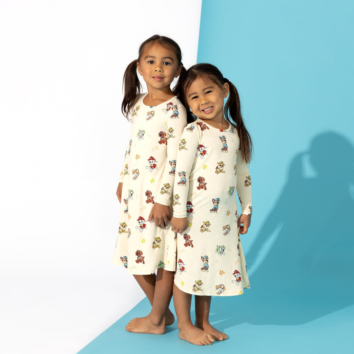 PAW Patrol: Classic Bamboo Girls' Long Sleeve Dress - HoneyBug 