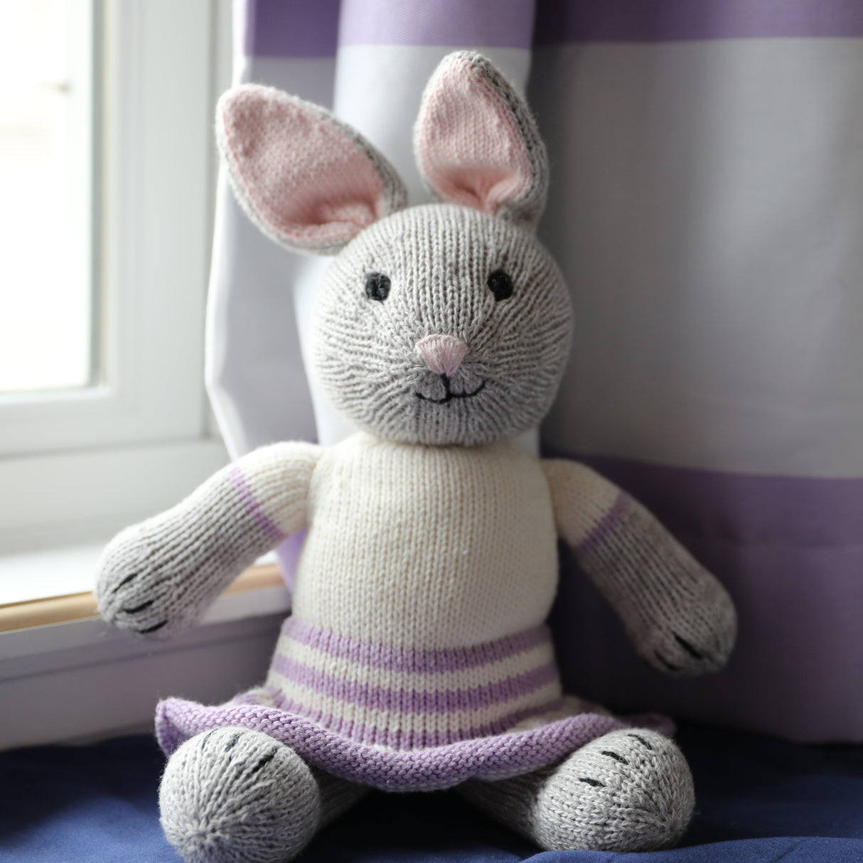 Grey Bunny with Skirt