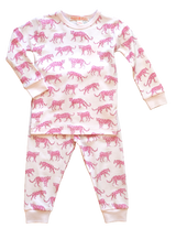 Pink Cheetah Pajama Set - HoneyBug 