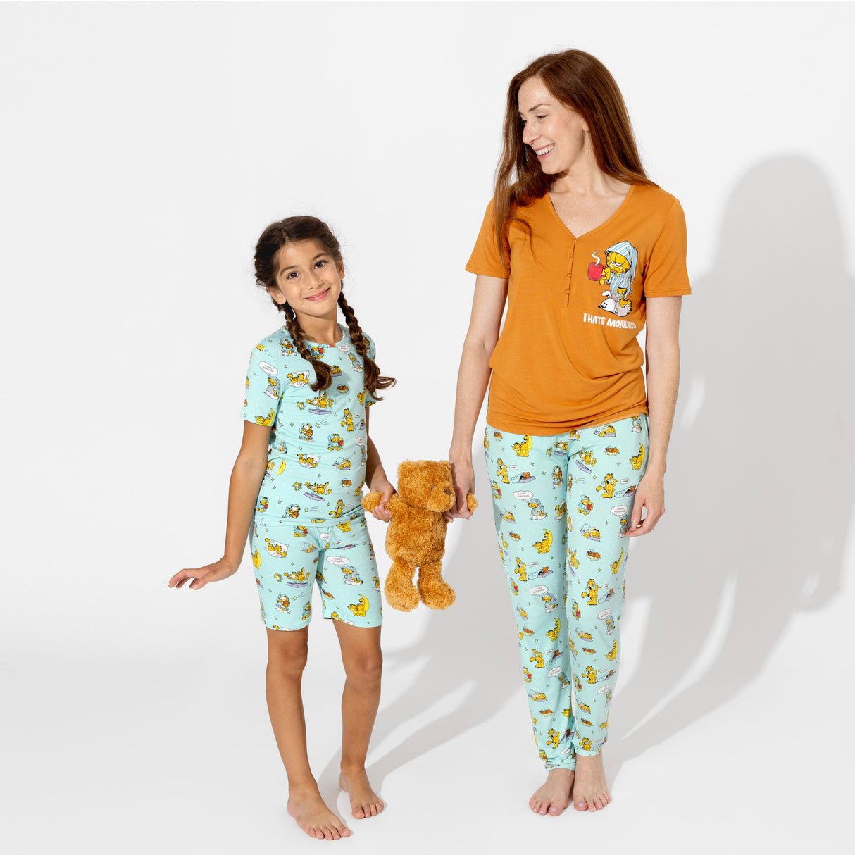 Garfield: Lazy Mondays Bamboo Kids Pajama Short Set - HoneyBug 