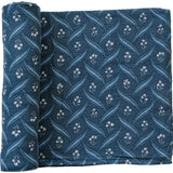 Navy Berry Muslin Swaddle Blanket - HoneyBug 