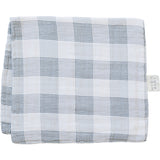 Coastal Plaid Muslin Burp Cloth - HoneyBug 