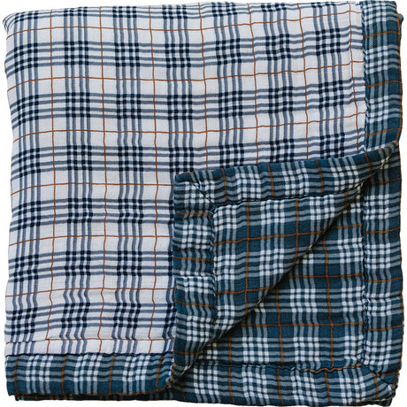 Vintage Plaid + Navy Plaid Muslin Quilt - HoneyBug 