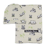 Bamboo Swaddle & Beanie Set - HoneyBug 