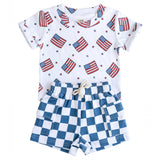 Cargo Shorts Set | Patriotic Vibes