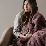 PATTERNED FAUX FUR XL THROW BLANKETS