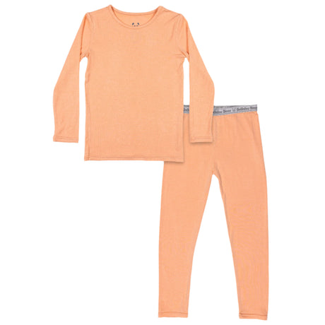 Peach Fuzz Bamboo Kids Pajamas - HoneyBug 