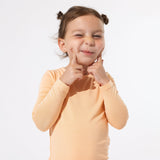 Peach Fuzz Bamboo Kids Pajamas - HoneyBug 