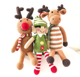 Large Rudolph Rattle - HoneyBug 