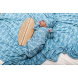 BAMBOO KNOTTED GOWN- Waves - HoneyBug 