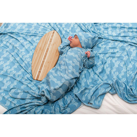 BAMBOO KNOTTED GOWN- Waves - HoneyBug 