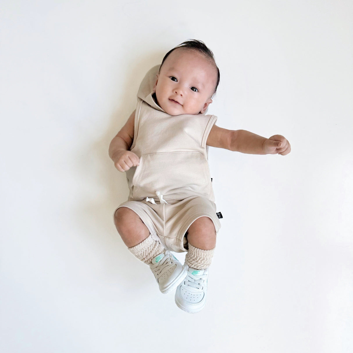 BAMBOO HOODIE TANK- Clay - HoneyBug 