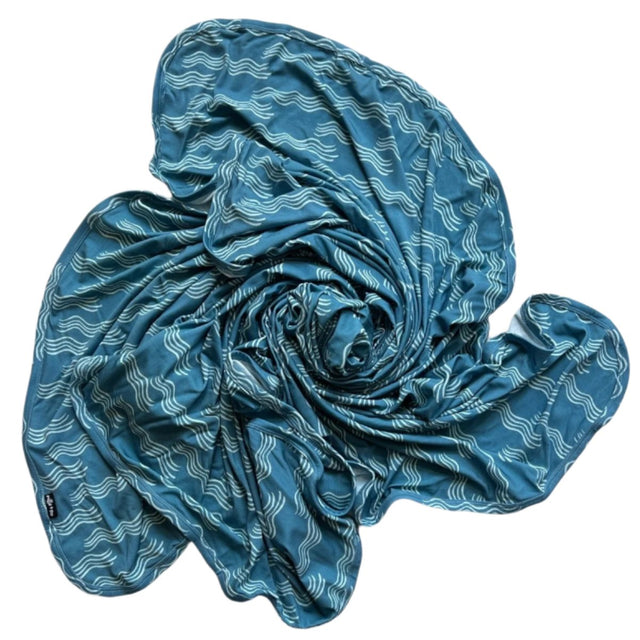BAMBOO BLANKET - Waves - HoneyBug 
