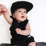 BAMBOO HOODIE TANK- Midnight - HoneyBug 