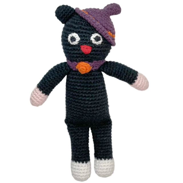 Halloween Toy Cat Rattle - HoneyBug 