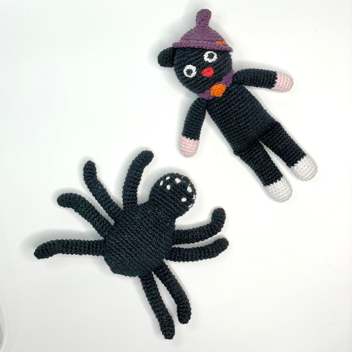 Halloween Toy Cat Rattle - HoneyBug 