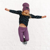 BAMBOO CUFF BEANIE- Plum - HoneyBug 