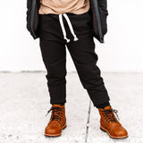 JOGGERS- Midnight Bamboo French Terry - HoneyBug 