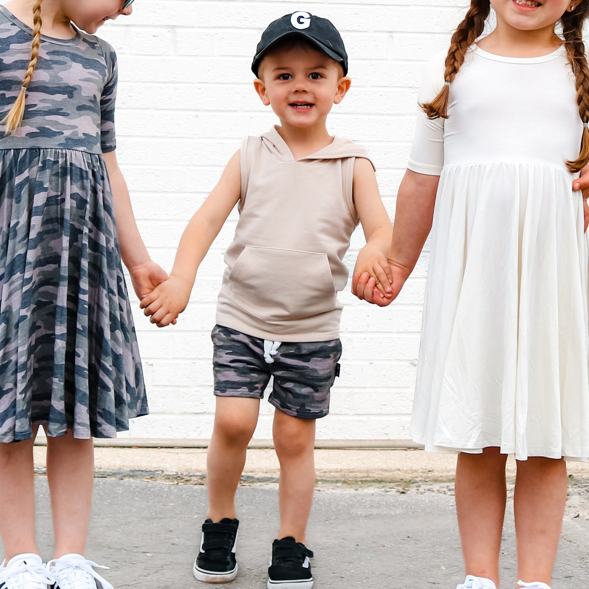 BAMBOO HOODIE TANK- Clay - HoneyBug 