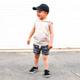 BAMBOO HOODIE TANK- Clay - HoneyBug 