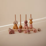 Wooden Multi Shape Stacker - Sunrise - HoneyBug 
