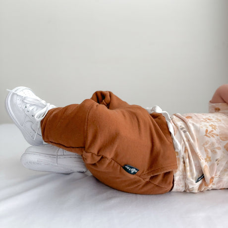 JOGGERS- Bark Bamboo French Terry - HoneyBug 