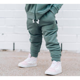JOGGERS- Slate Bamboo French Terry - HoneyBug 