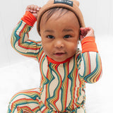 LONG SLEEVE 2 PIECE SETS- Retro Rainbow - HoneyBug 