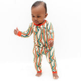 LONG SLEEVE 2 PIECE SETS- Retro Rainbow - HoneyBug 