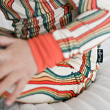 LONG SLEEVE 2 PIECE SETS- Retro Rainbow - HoneyBug 