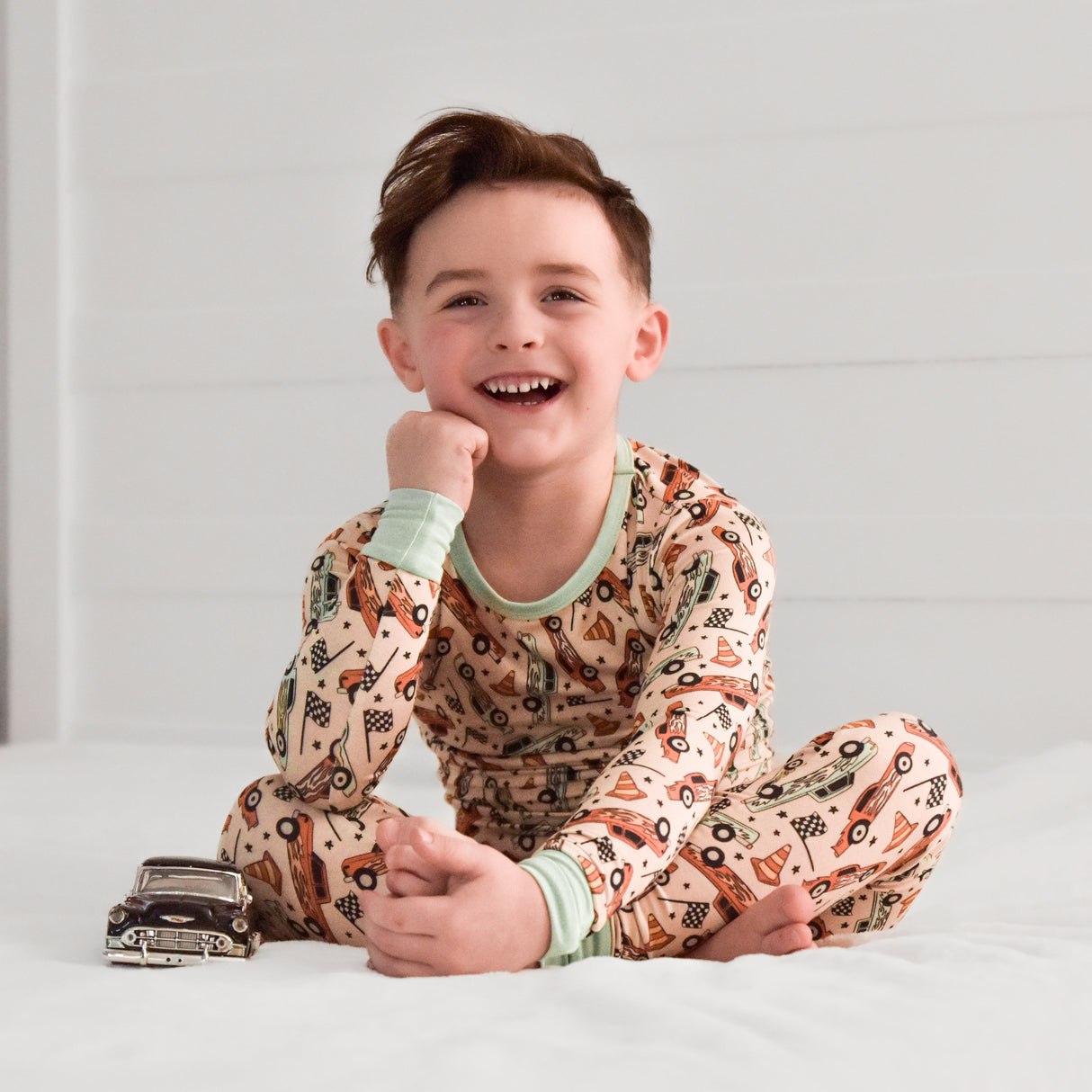 LONG SLEEVE 2 PIECE SETS- Hot rod - HoneyBug 