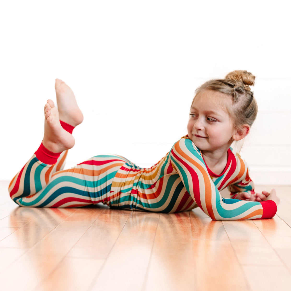 LONG SLEEVE 2 PIECE SETS- Groovy Wave - HoneyBug 