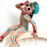 LONG SLEEVE 2 PIECE SETS- Groovy Wave - HoneyBug 