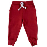 JOGGERS- Red Bamboo French Terry - HoneyBug 