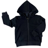 ZIP HOODIE- Midnight Bamboo French Terry - HoneyBug 