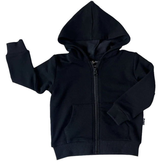 ZIP HOODIE- Midnight Bamboo French Terry - HoneyBug 