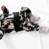 JOGGERS- Black Tie Dye Bamboo French Terry - HoneyBug 