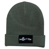 BAMBOO CUFF BEANIE- Moss - HoneyBug 