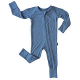 Zip Romper - Arctic Ribbed - HoneyBug 