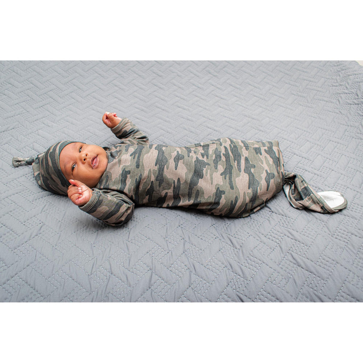 BAMBOO KNOTTED GOWN- Chris Camo - HoneyBug 