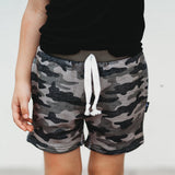 BAMBOO JOGGER SHORTS- Chris Camo - HoneyBug 