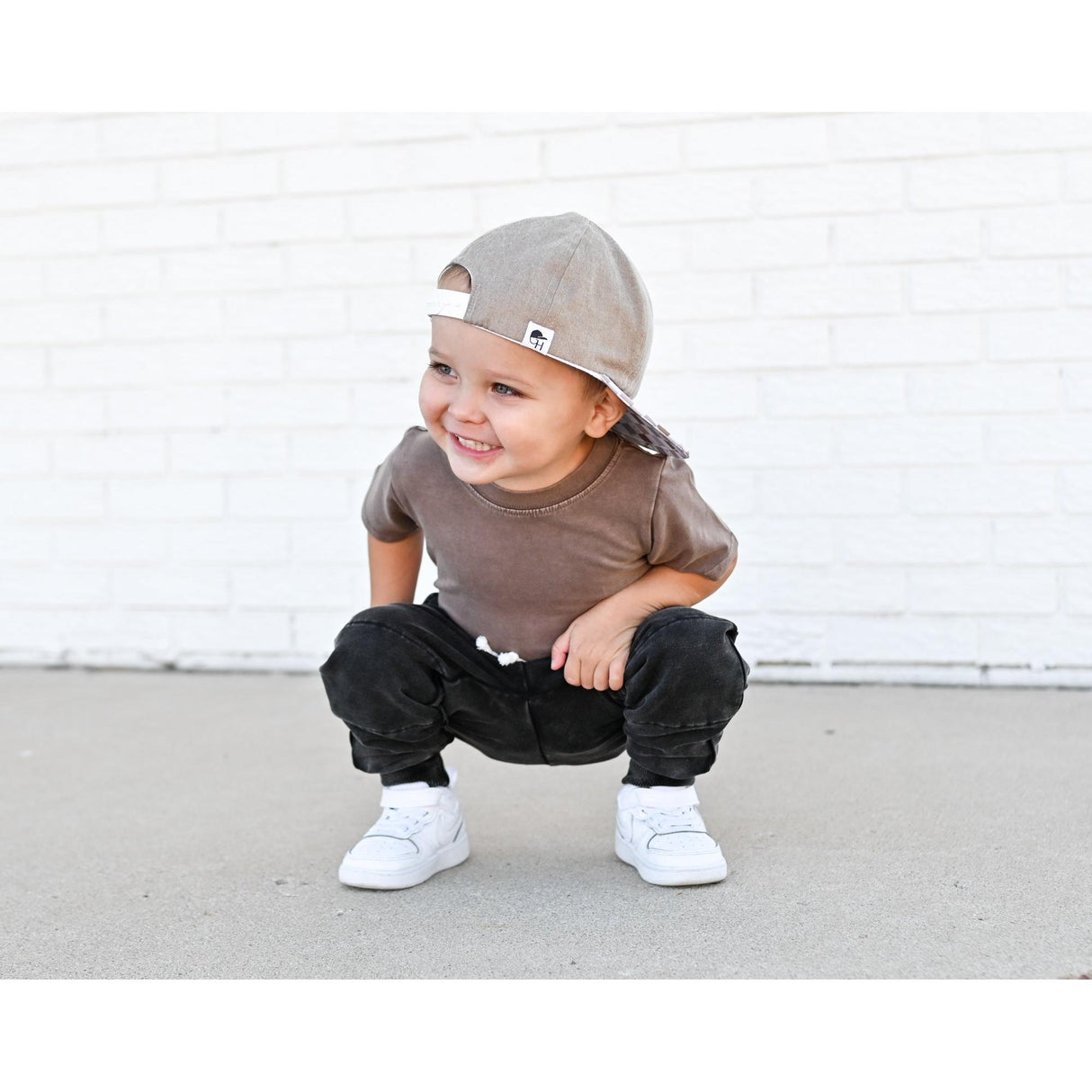 JOGGERS- Midnight Snow Wash French Terry - HoneyBug 