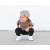 JOGGERS- Midnight Snow Wash French Terry - HoneyBug 