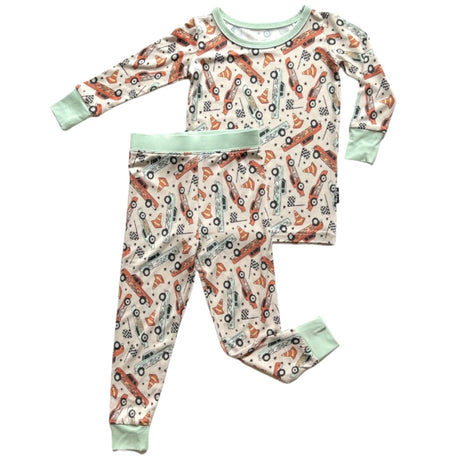 LONG SLEEVE 2 PIECE SETS- Hot rod - HoneyBug 