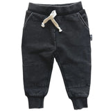 JOGGERS- Midnight Snow Wash French Terry - HoneyBug 