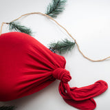 BAMBOO KNOTTED GOWN- Red - HoneyBug 