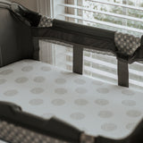 Pack N Play I Portable Crib Sheet Set - Grey Dottie - HoneyBug 